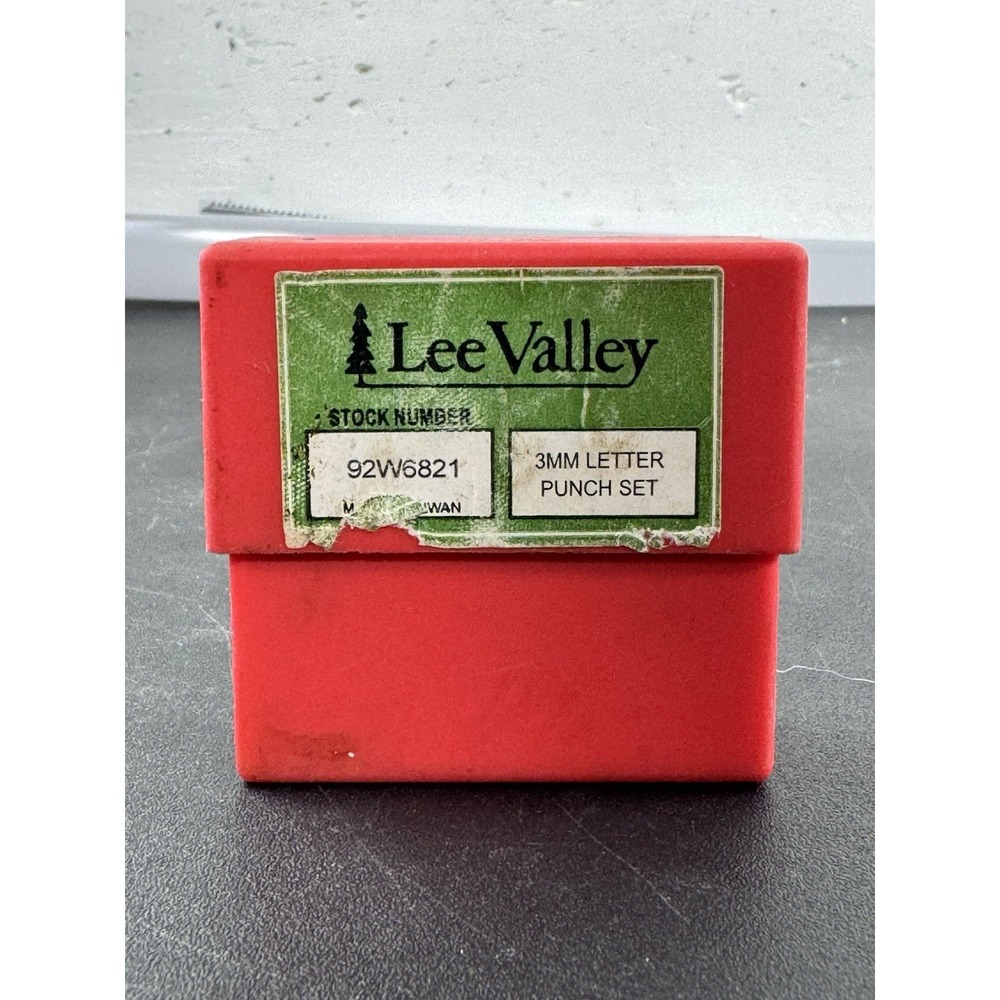 Lee Valley 3mm‎ Letter Punch Set missing 3